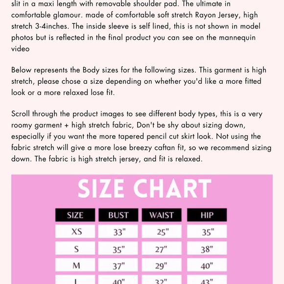 CURACAO CAFTAN DRESS IN Jersey - Picture 4 of 4